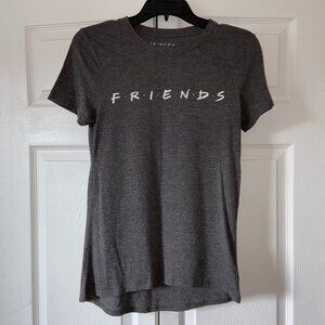 Friends TV Show Small Grey Fitted T-shirt